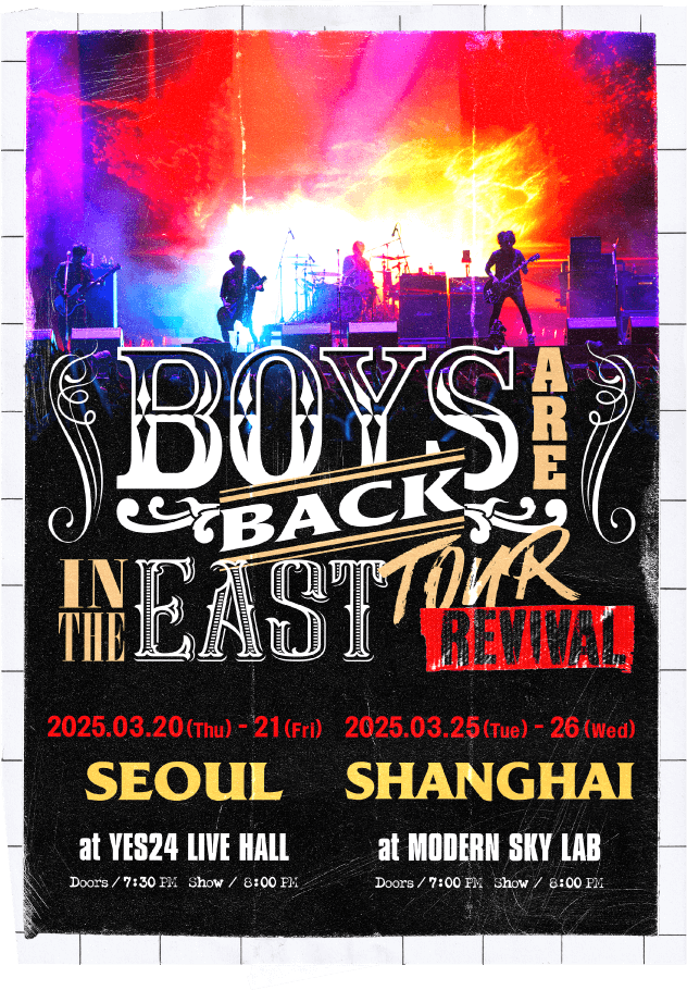 BOYS ARE BACK IN THE EAST TOUR REVIBAL